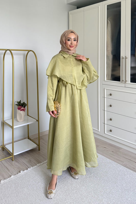 Sindy elbise - haki