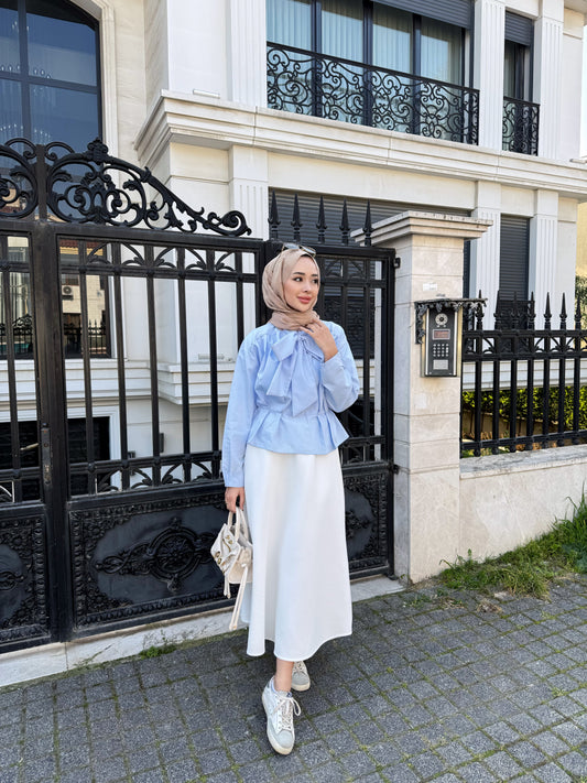 Lorisa gömlek - mavi