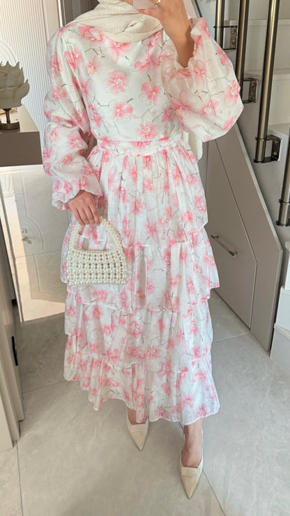 Daisy Elbise - pembe