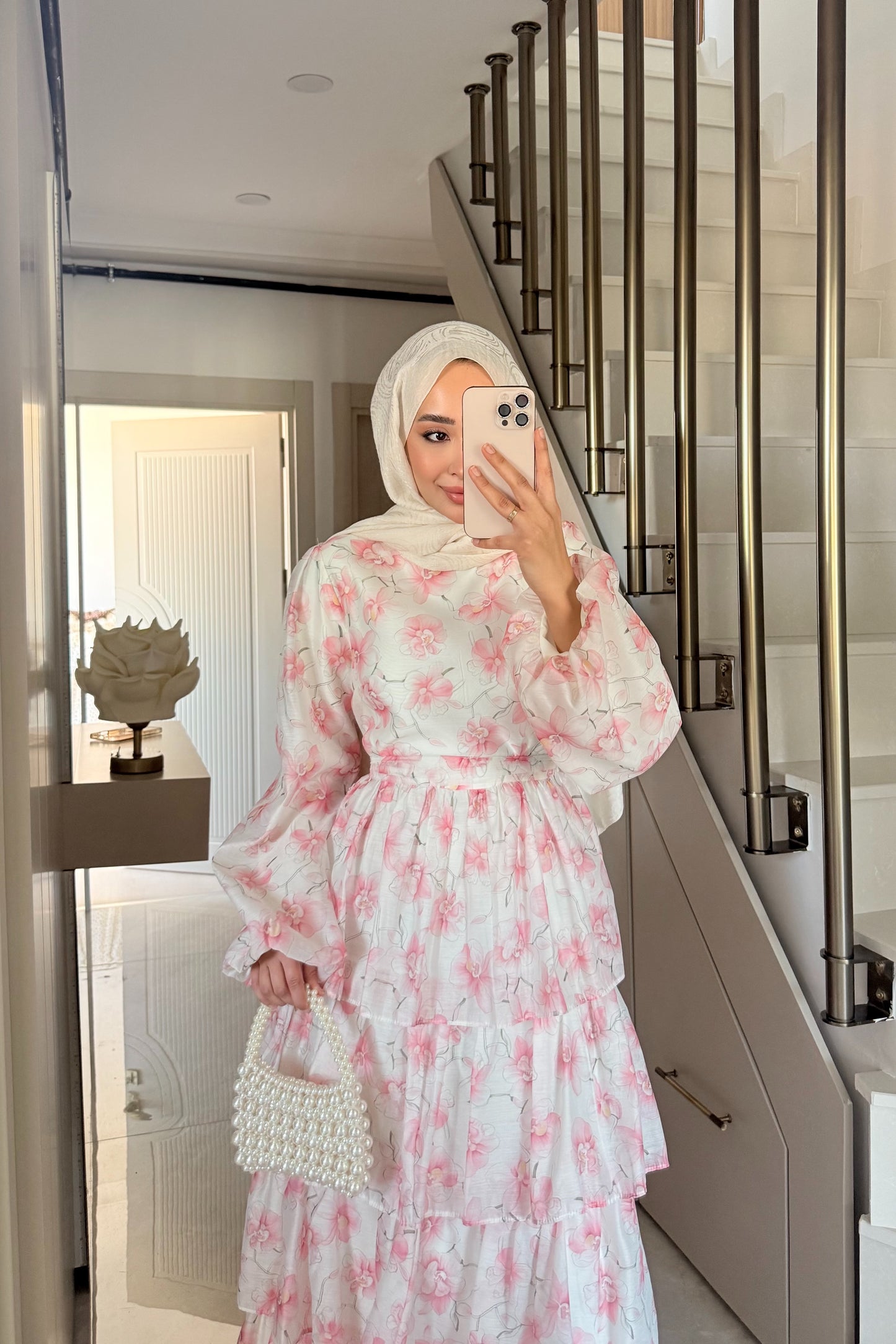 Daisy Elbise - pembe