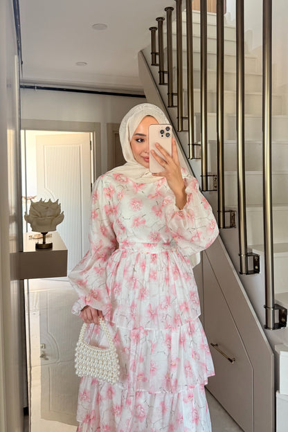 Daisy Elbise - pembe