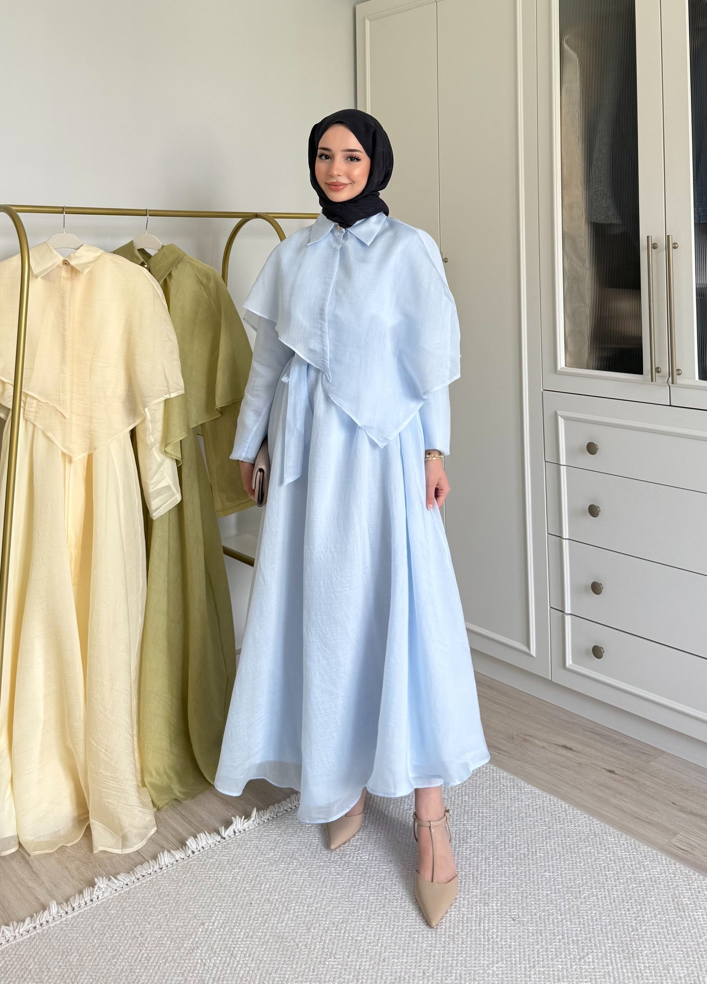 Sindy elbise - mavi