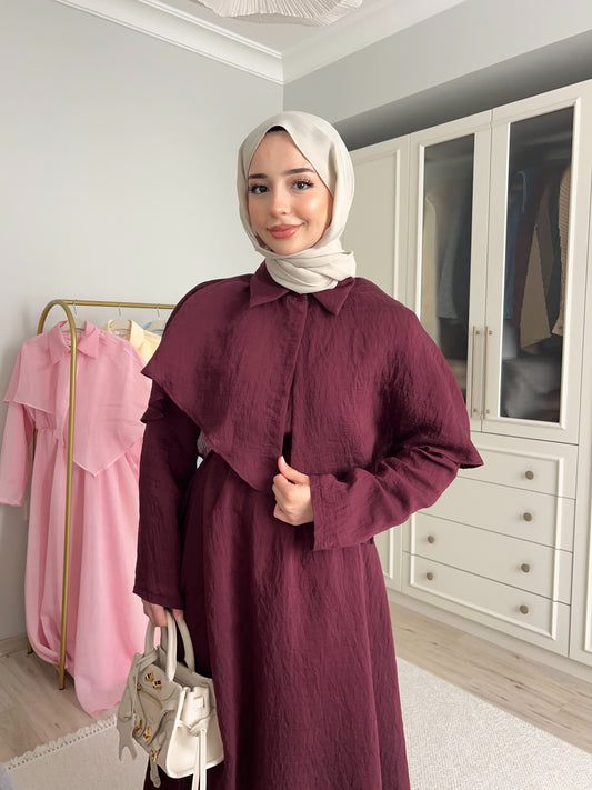 Sindy elbise - bordo