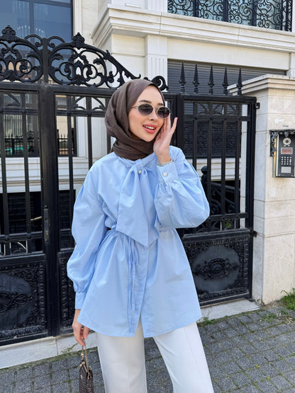 Moisa gömlek - mavi