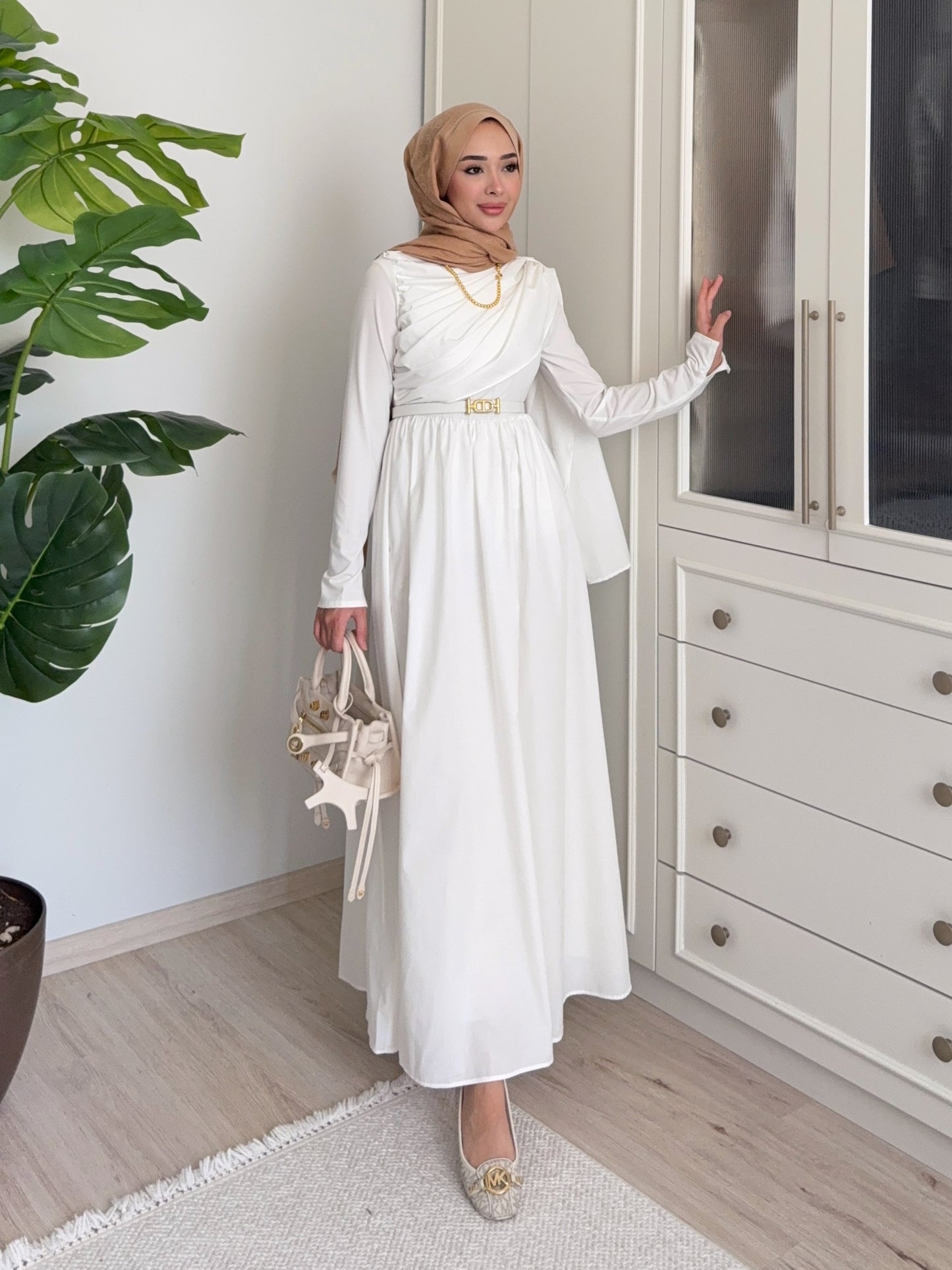Mindy Elbise - beyaz