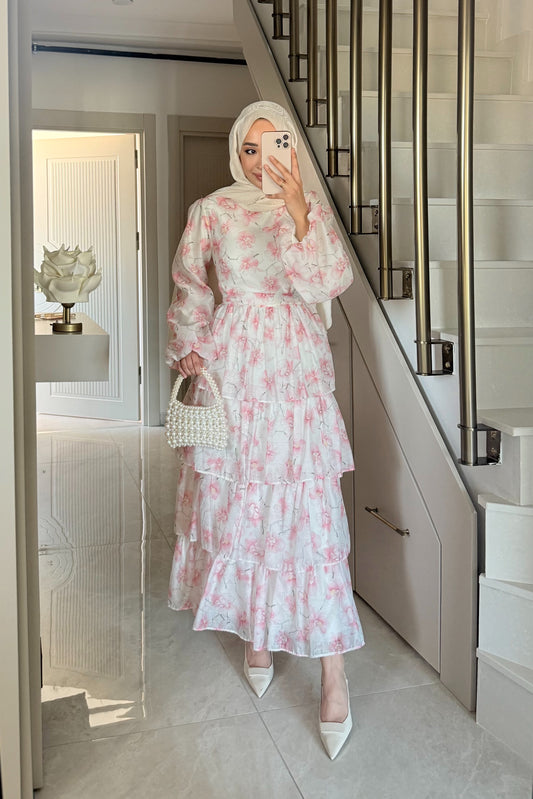 Daisy Elbise - pembe
