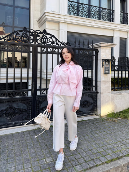 Lorisa gömlek - pembe