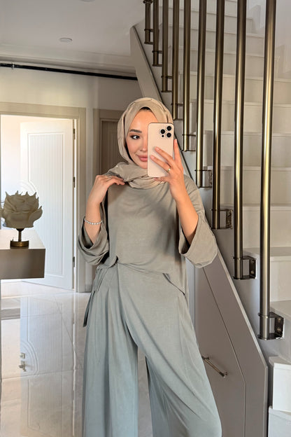 Soft oys takım - haki