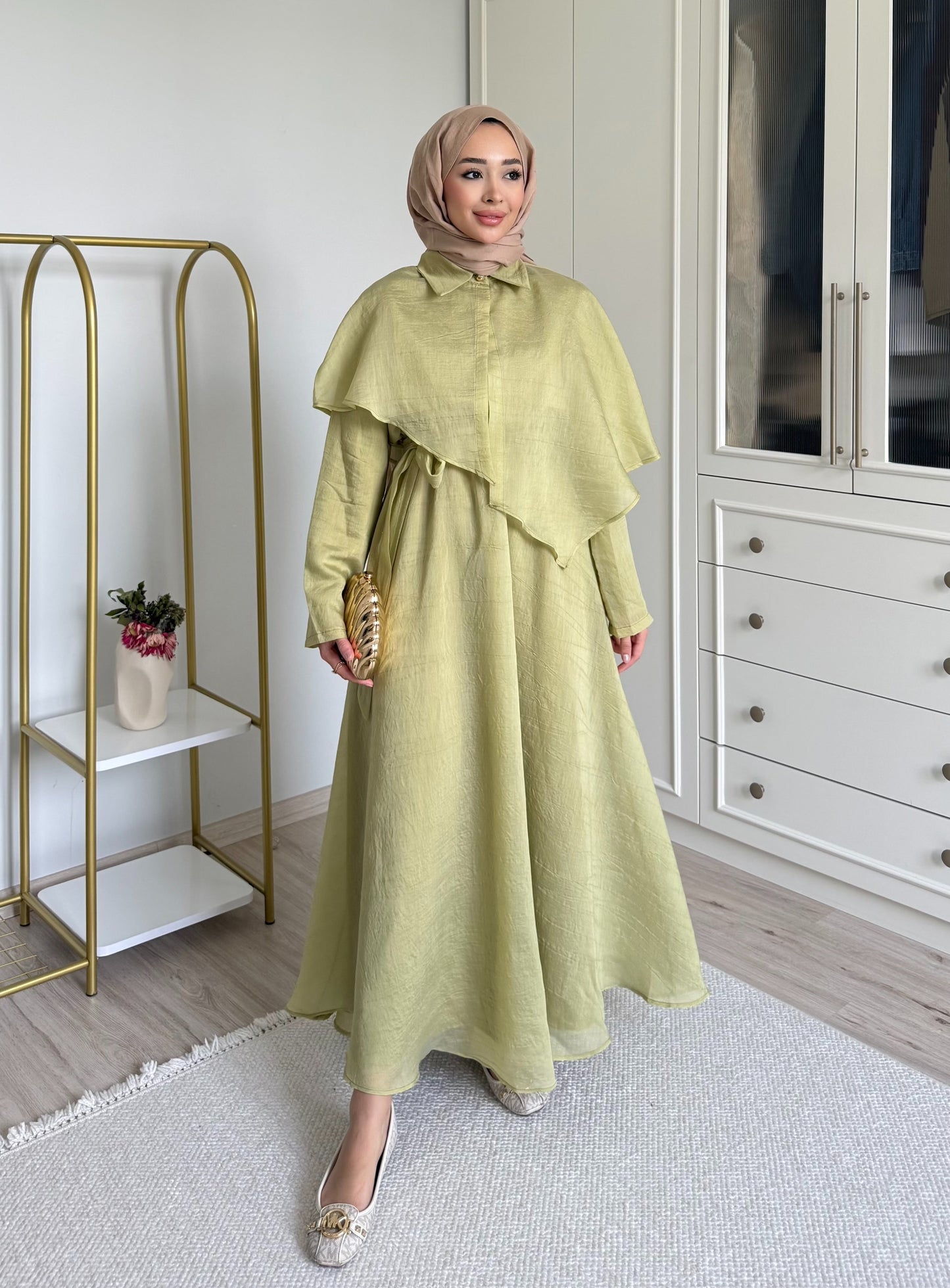 Sindy elbise - haki