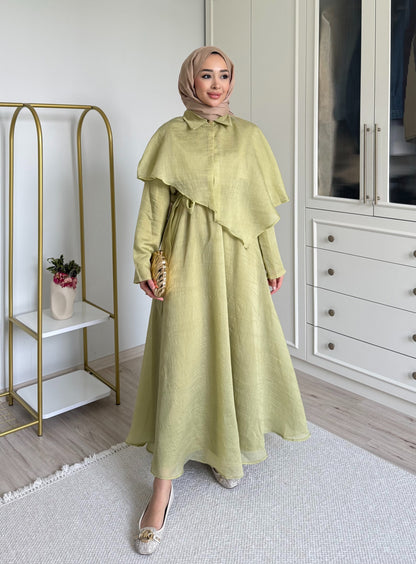 Sindy elbise - haki