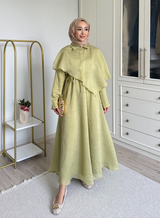 Sindy elbise - haki