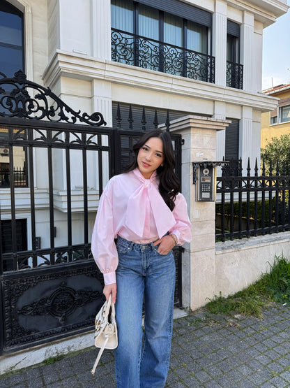 Moisa gömlek - pembe