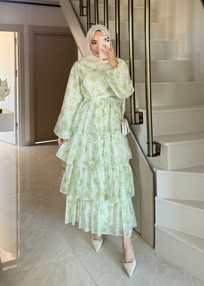 Daisy Elbise - yeşil
