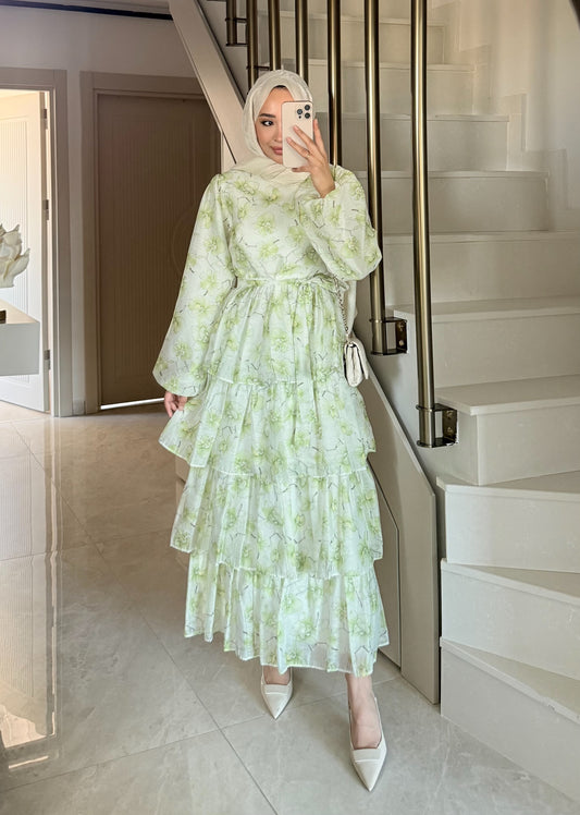 Daisy Elbise - yeşil